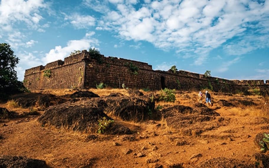 Goa Chapora Fort Landscape Image