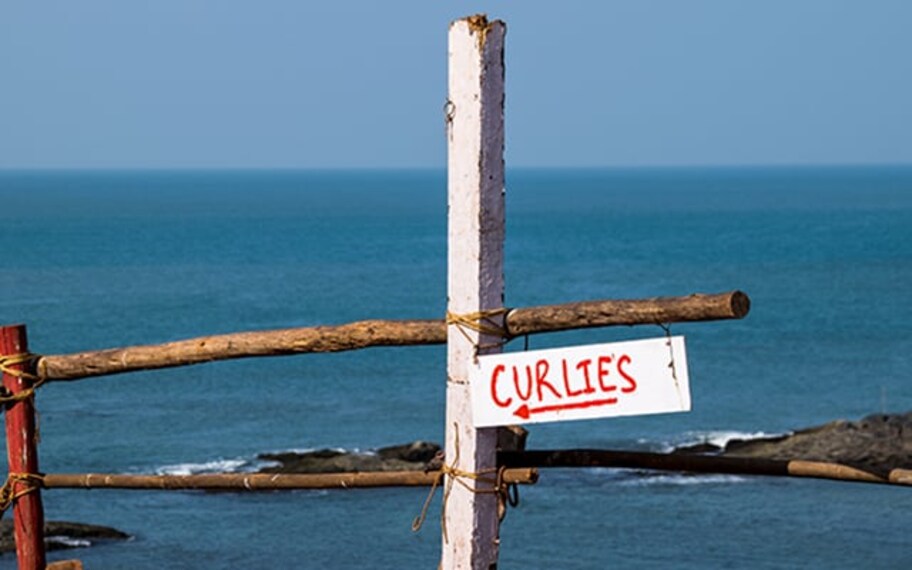 Goa Curlies Landscape Image