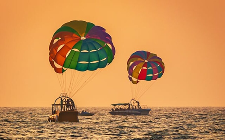 Goa Parasailing Landscape Image