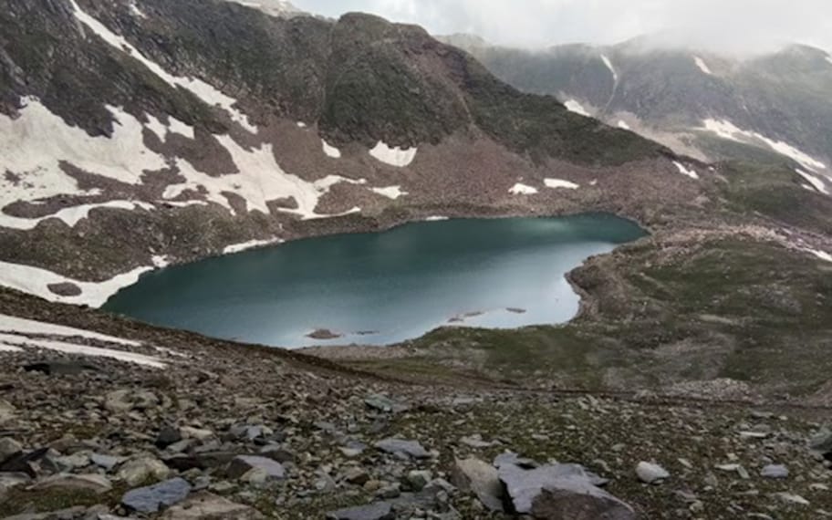 Gulmarg Alpather Lake Landscape Image