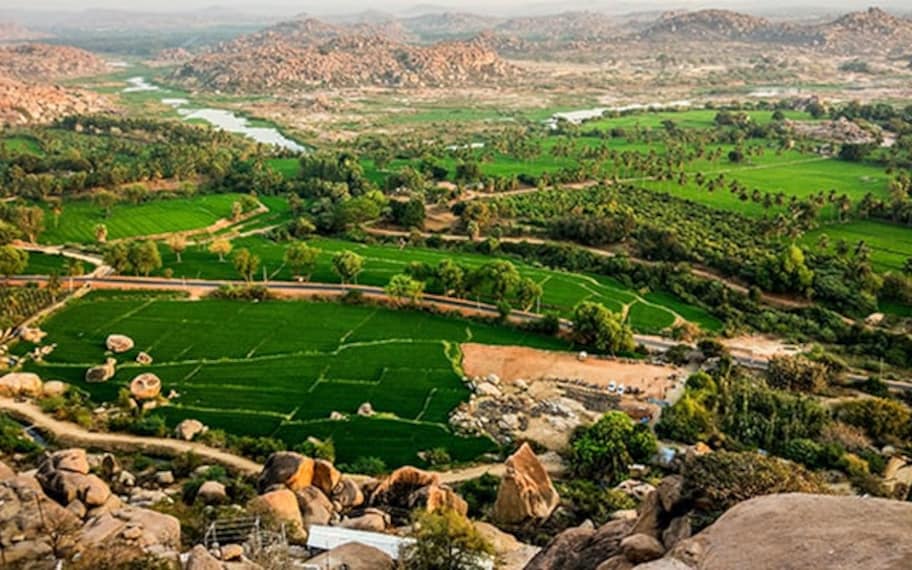 Hampi Anegundi Landscape Image