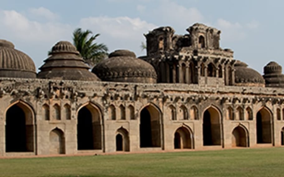 Hampi Hampi Bazaar Landscape Image