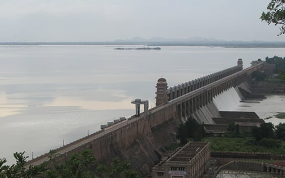 Hampi Tungabhadra Dam Landscape Image