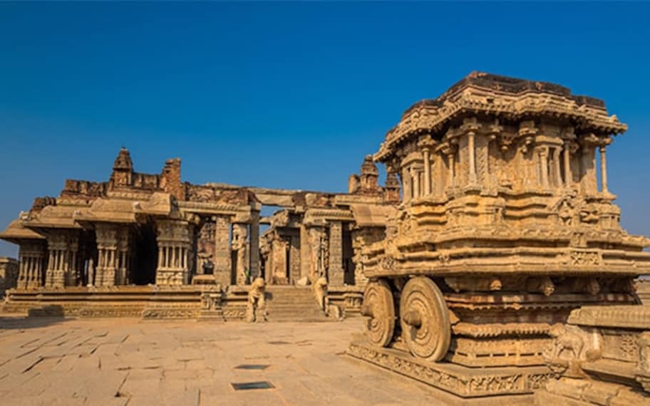 Hampi Vittala Temple Landscape Image