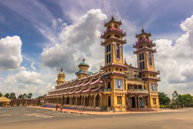 Ho Chi Minh Cao Dai Temple Landscape Image
