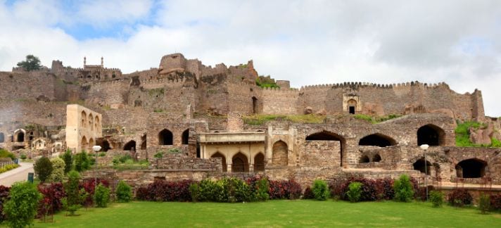 Hyderabad Golconda Fort Landscape Image