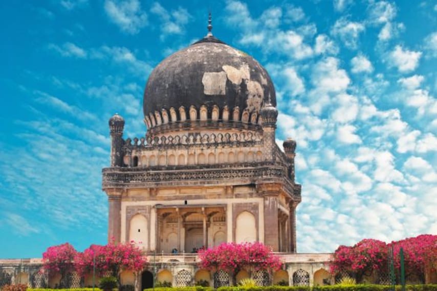 Hyderabad Qutb Shahi Tombs Landscape Image