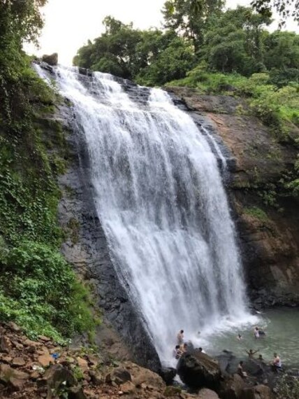 Igatpuri Vihigaon Waterfalls Portrait Image