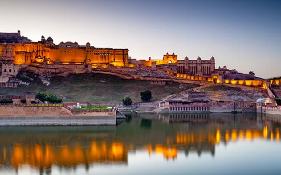 Jaipur Amber Fort Landscape Image