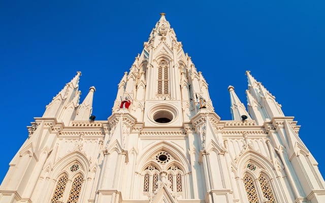 Kanyakumari Our Lady Of Ransom Church Landscape Image