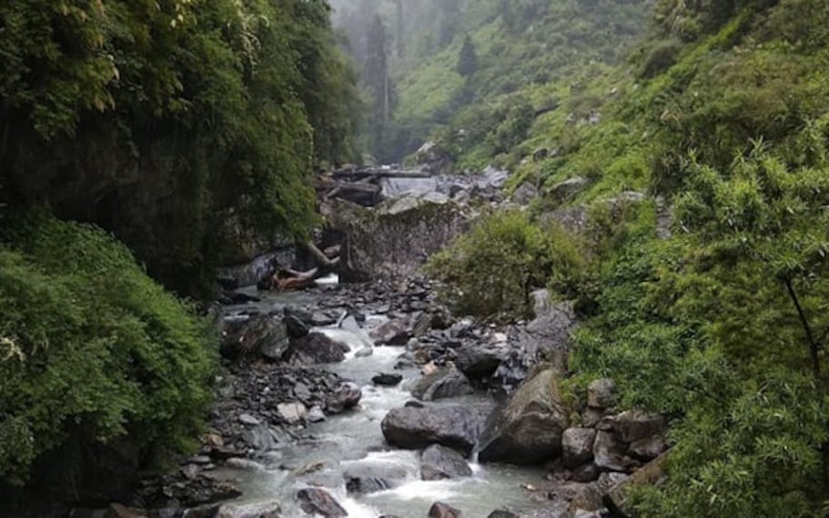 Kasol Malana Village Landscape Image