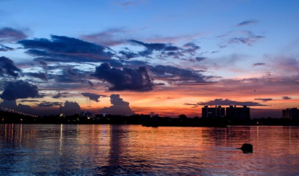 Kolkata Prinsep Ghat Landscape Image