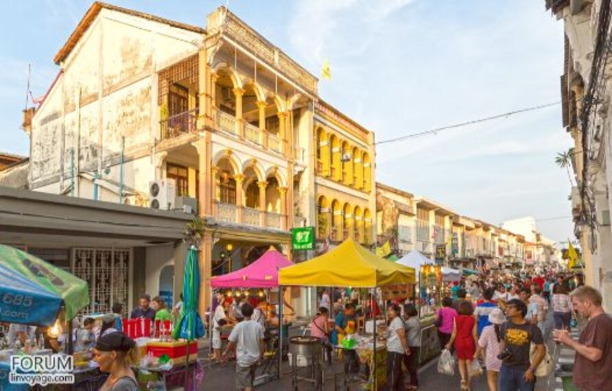 Krabi Shopping At Walking Street Landscape Image
