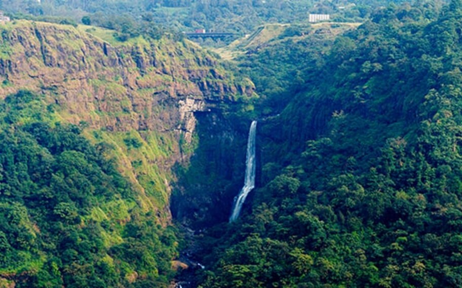 Lonavala Khandala Kune Waterfalls Landscape Image