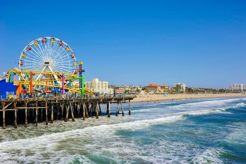 Enjoy Carnival Rides at Santa Monica Pier & Beach