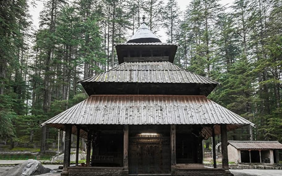 Hidimba Devi Temple Landscape Image