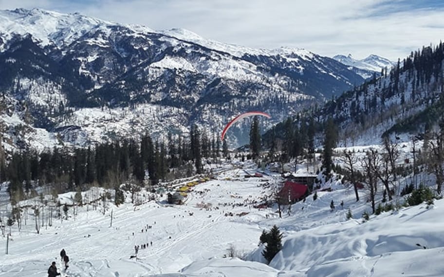 Solang Valley Landscape image