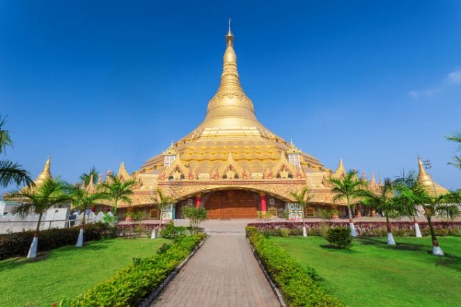 Mumbai Global Vipassana Pagoda Landscape Image
