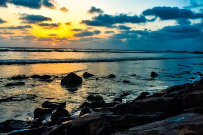 Mumbai Gorai Beach Landscape Image