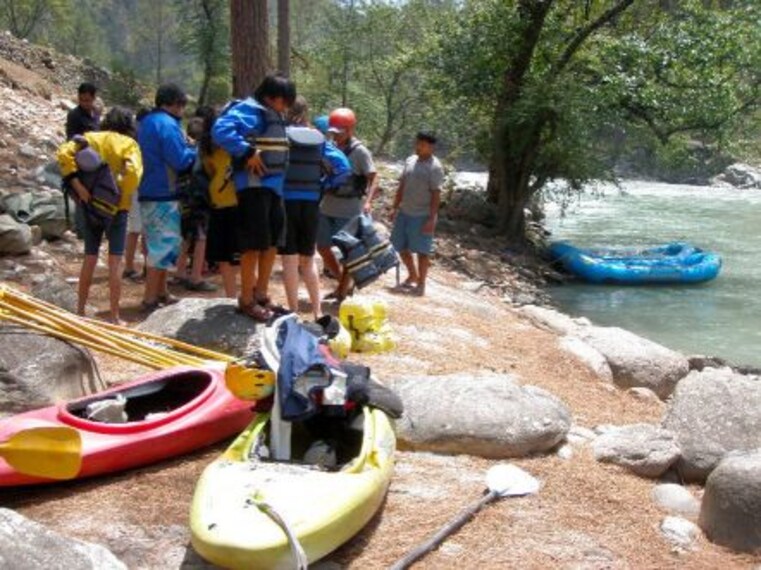 Mussoorie River Rafting Landscape Image