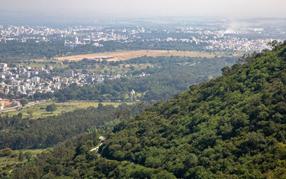 Mysore Chamundi Hills Landscape Image
