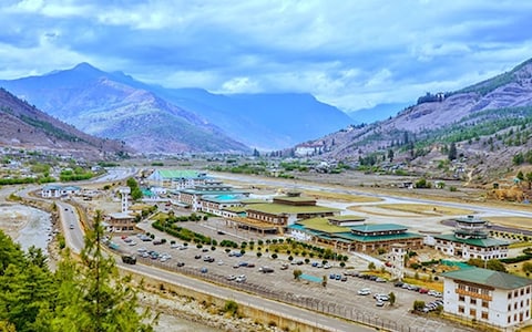 Paro Airport Bird's Eye Viewpoint