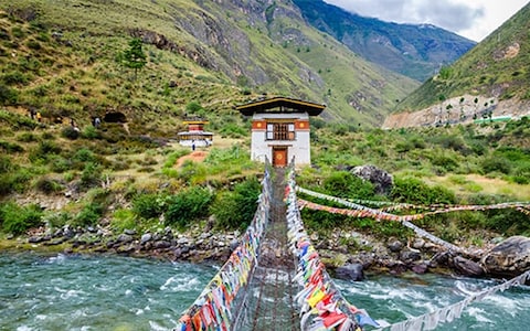 Tachogang Lhakhang Bridge