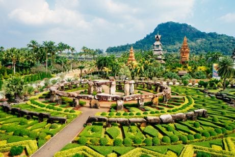 Pattaya Nong Nooch Tropical Botanical Garden Landscape Image