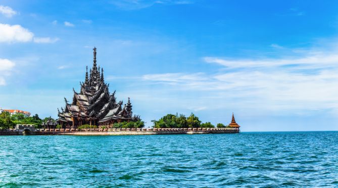 Pattaya Sanctuary Of Truth Landscape Image