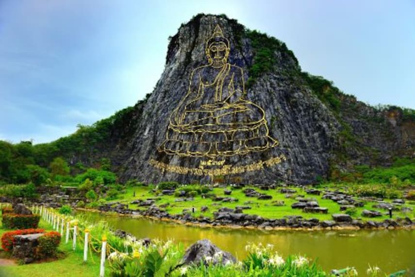 Pattaya Buddha Mountain Landscape Image
