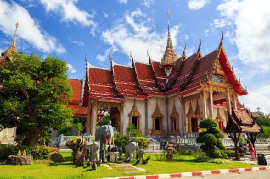 Phuket Wat Chalong Landscape Image