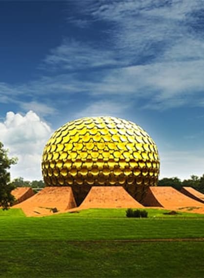 Pondicherry Auroville Portrait Image