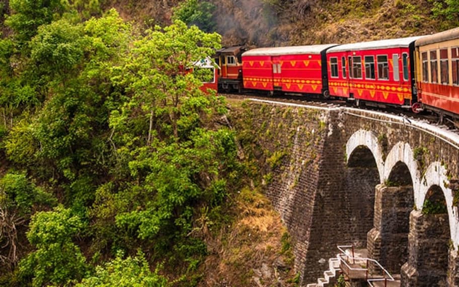 Shimla kalka shimla toy train Landscape Image