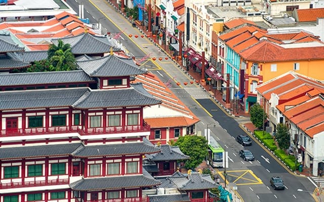Singapore Chinatown Landscape Image