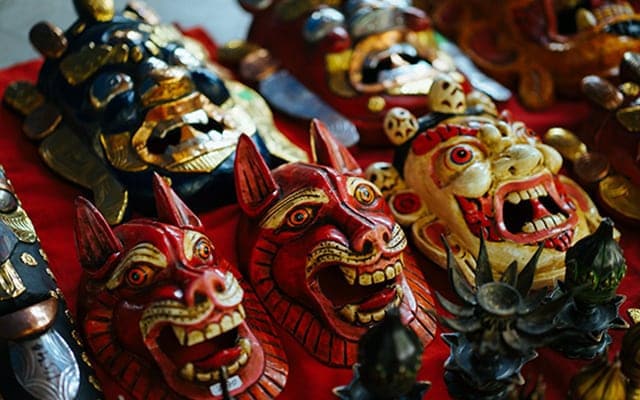 Thimphu Weekend Market Landscape Image