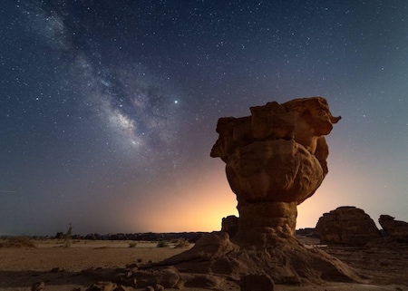 Stargazing at AlGharameel