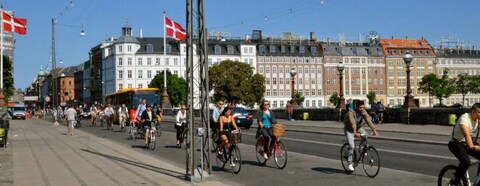 Cycling around Copenhagen