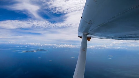 Skydiving in Fiji