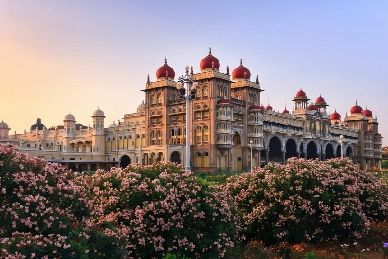 Mysore Mysore Palace Landscape Image