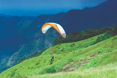 Paragliding Near Vagamon