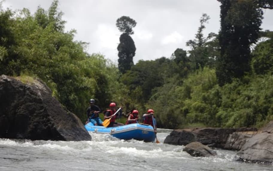 Wayanad River Rafting Landscape Image